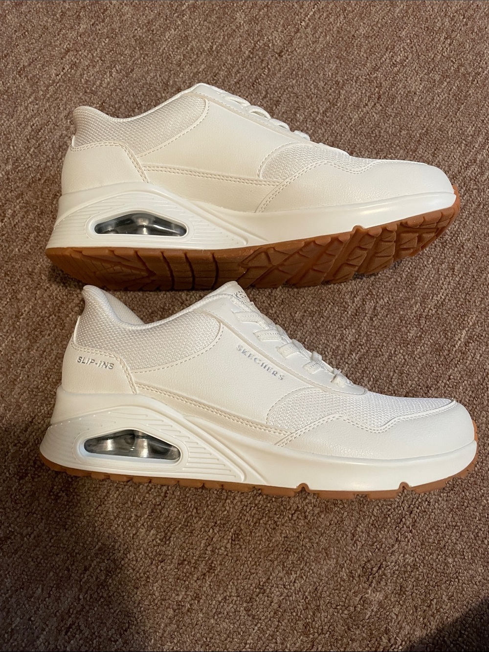 Skechers women’s All-White Casual Slip-in Sneakers size 9 - Picture 5 of 7